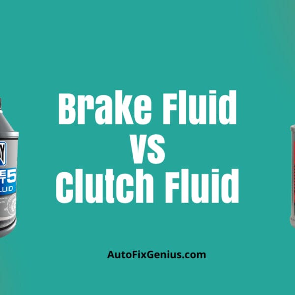 Brake Fluid vs Clutch Fluid