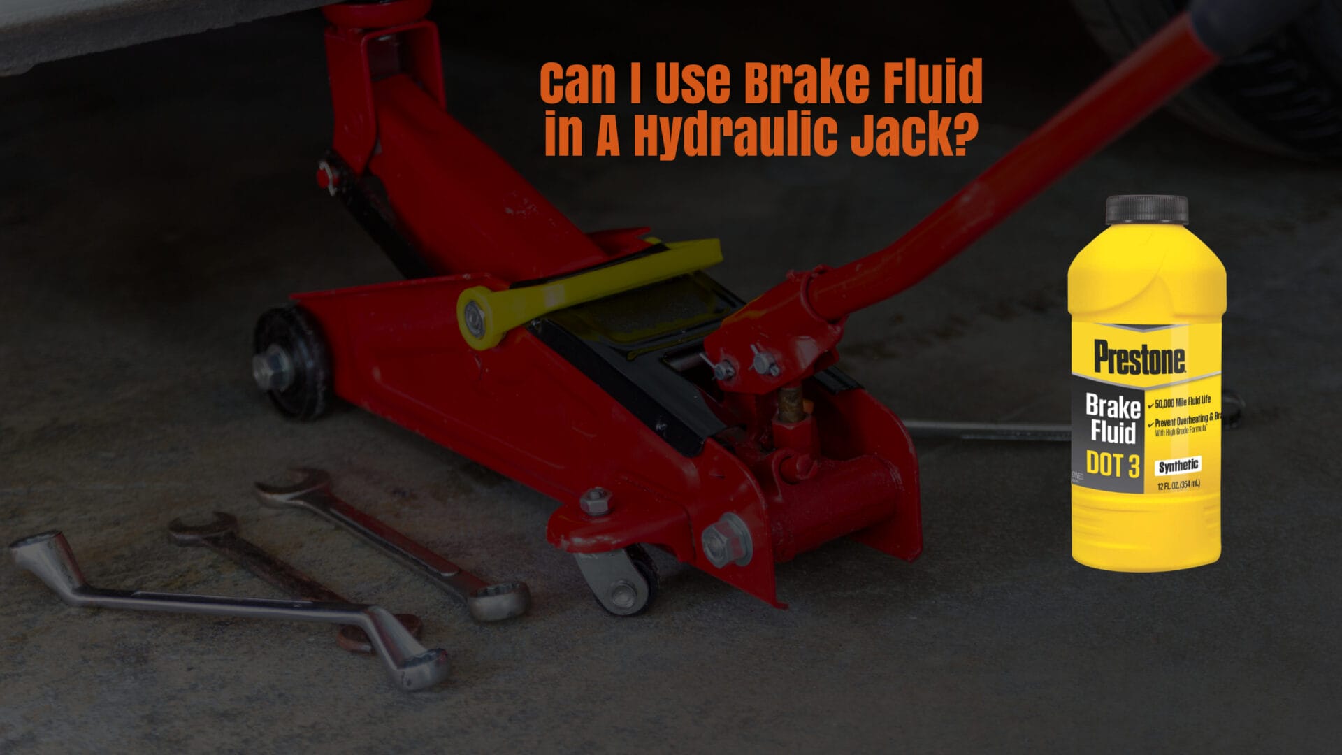 Can I Use Brake Fluid in A Hydraulic Jack- explained everything