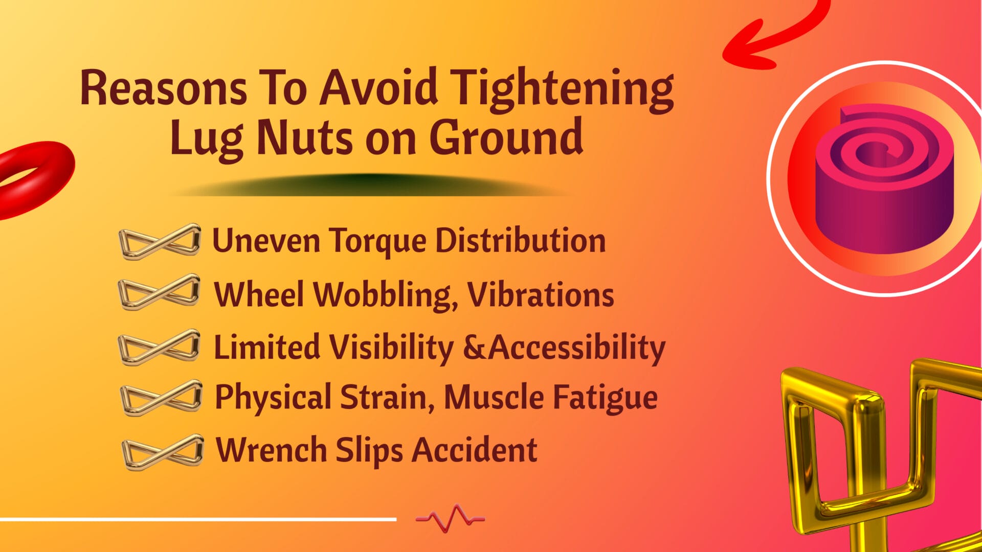 Reasons To Avoid Tightening Lug Nuts on Ground