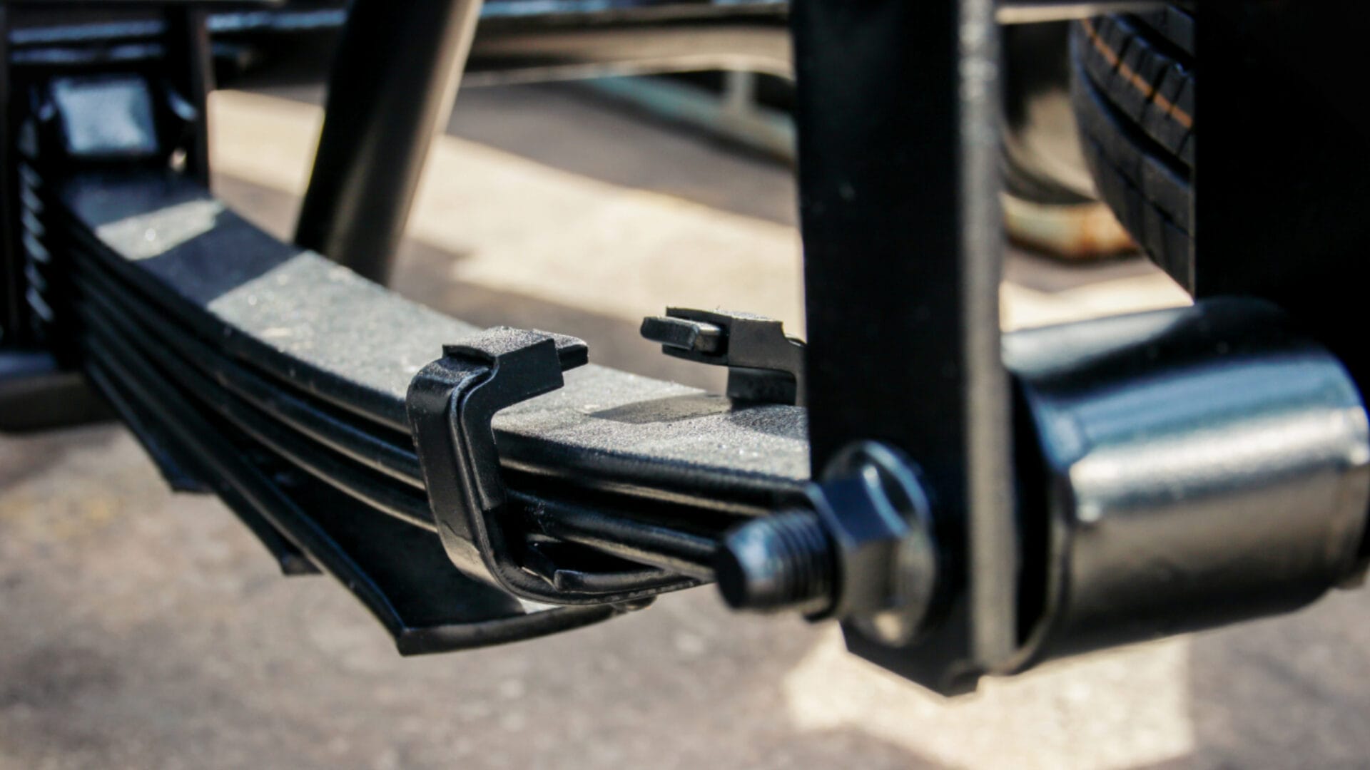 Leaf spring axles also known as cargo trailers