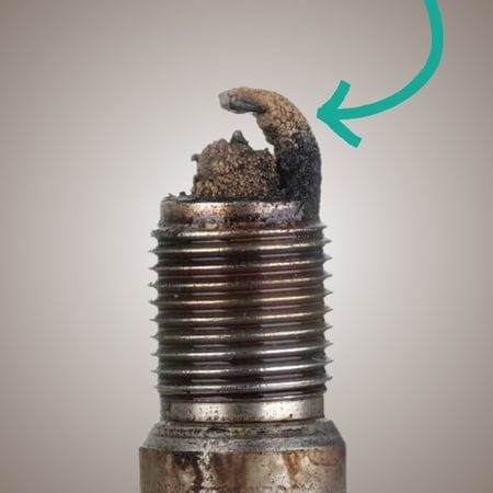 A Wear and Tear spark plug