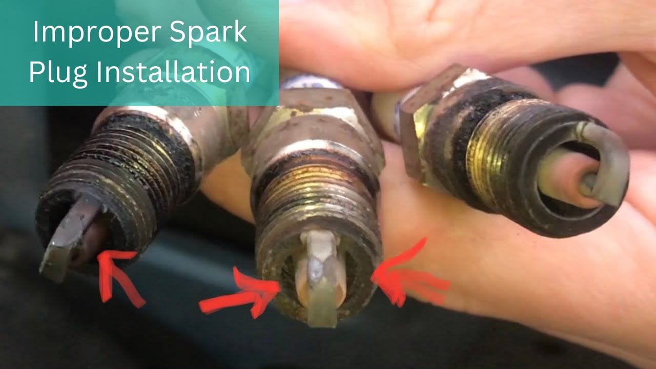 Improper Spark Plug Installation